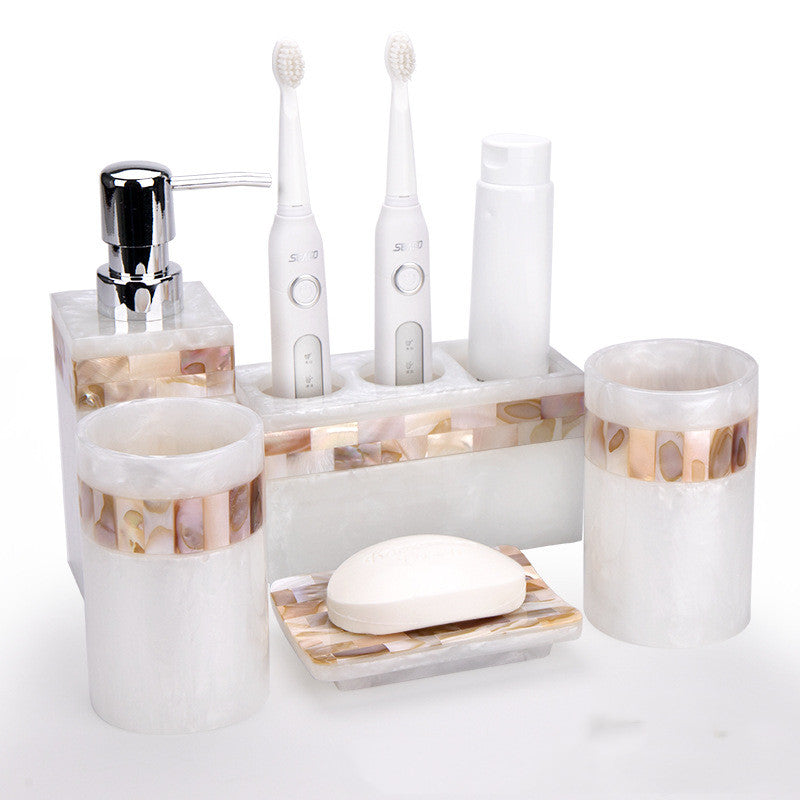 Light Luxury Shell Bathroom Decoration Accessories