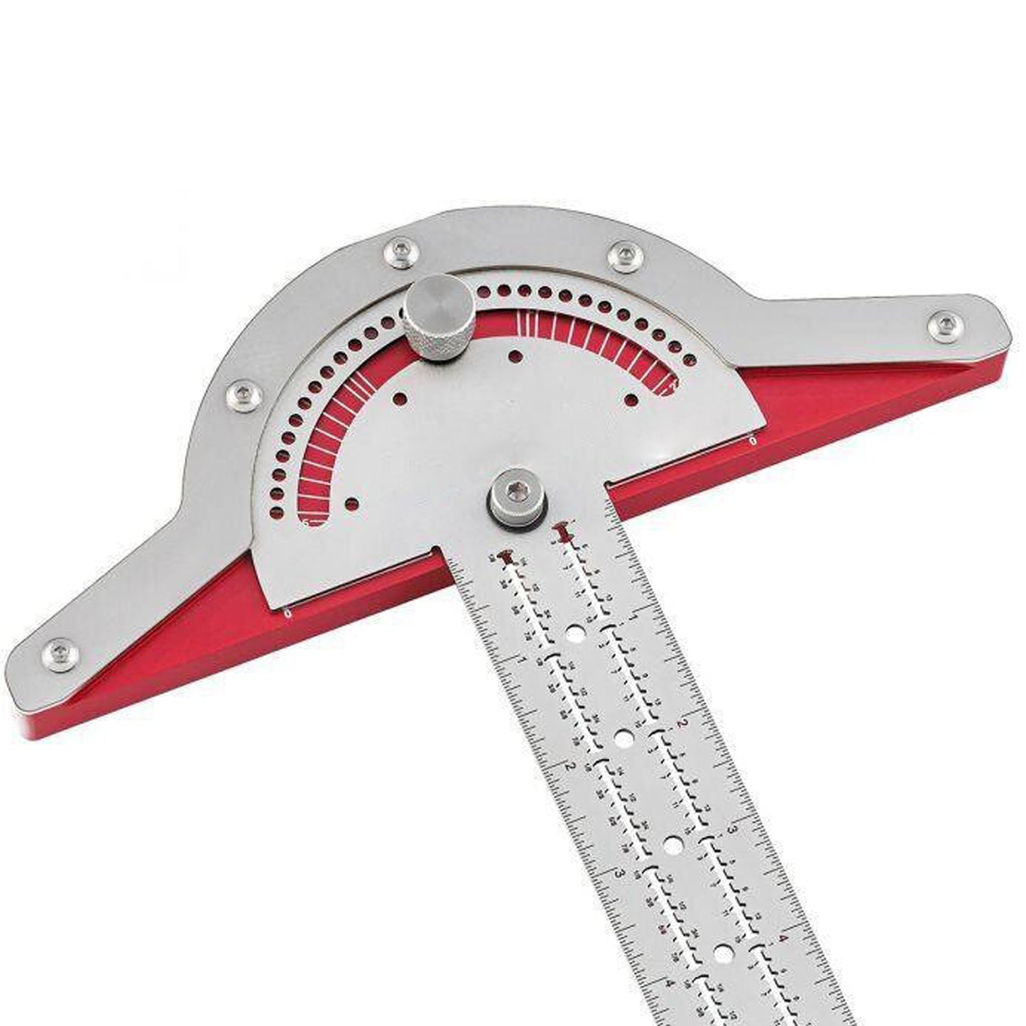 Woodworkers Edge Ruler Protractor Angle Protractor Two Arm