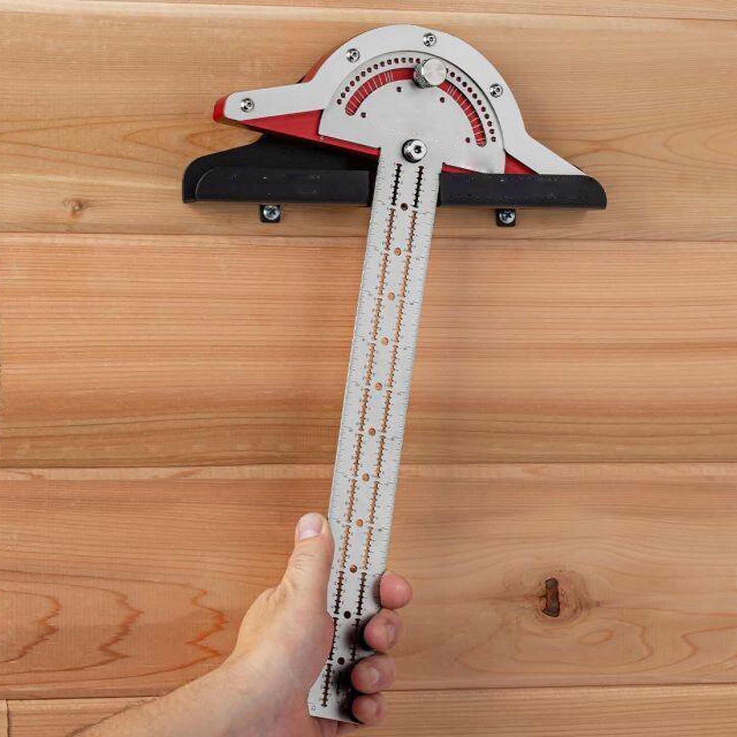 Woodworkers Edge Ruler Protractor Angle Protractor Two Arm