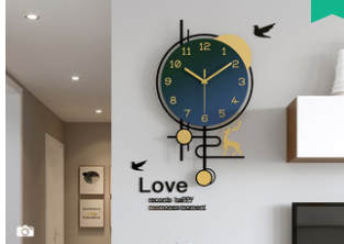 Clocks Wall Clocks Living Room Clocks Home Light Luxury