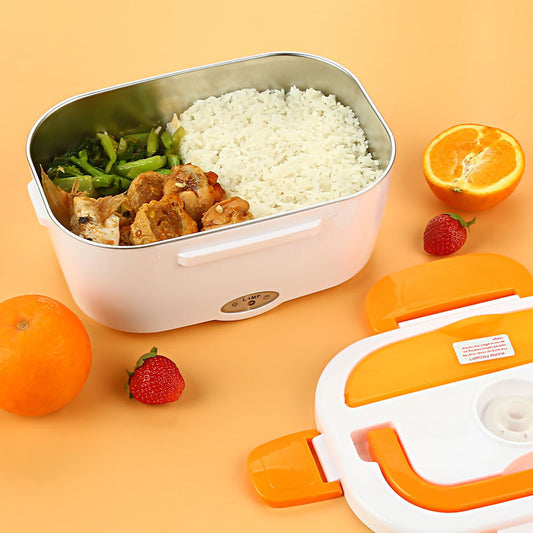 Kitchen Electric Heated Lunch Box Stainless Steel