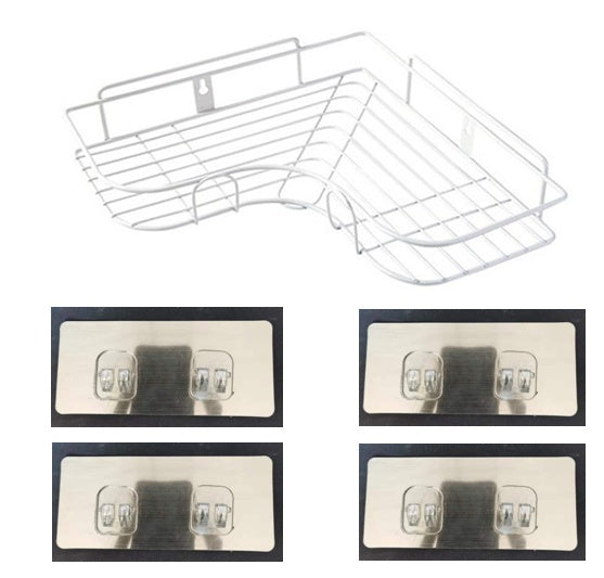 Punch-free Wall Bathroom Storage Rack Kitchen Corner
