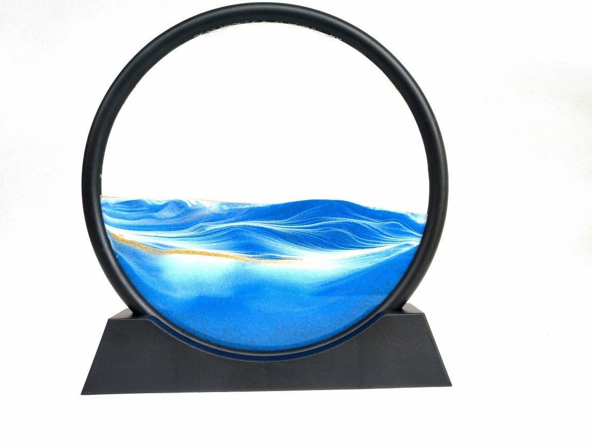 Three-Dimensional Solid Wood Quicksand Painting Home Decoration