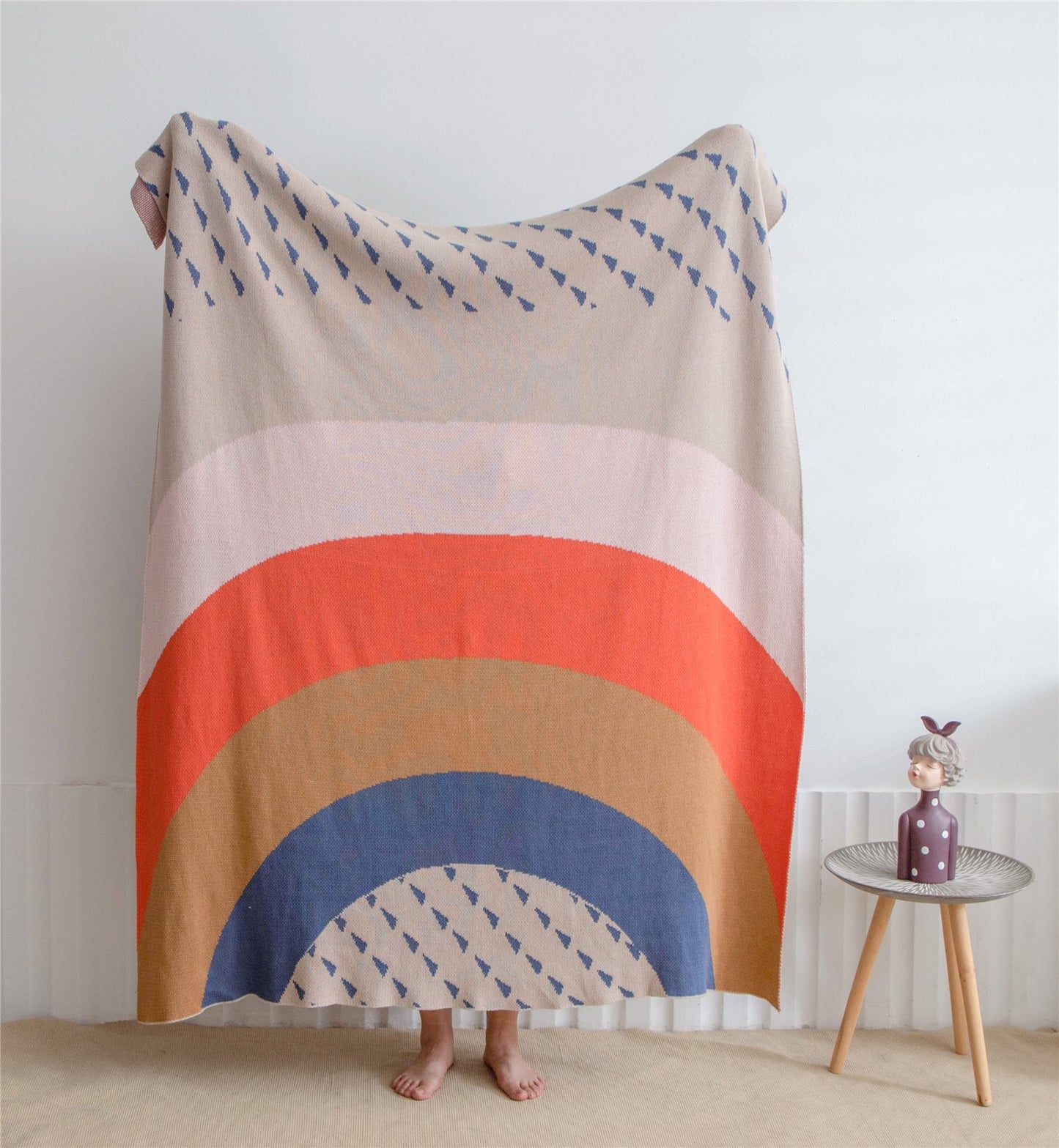 ﻿Nordic Cotton Wool Napping Cover Blanket