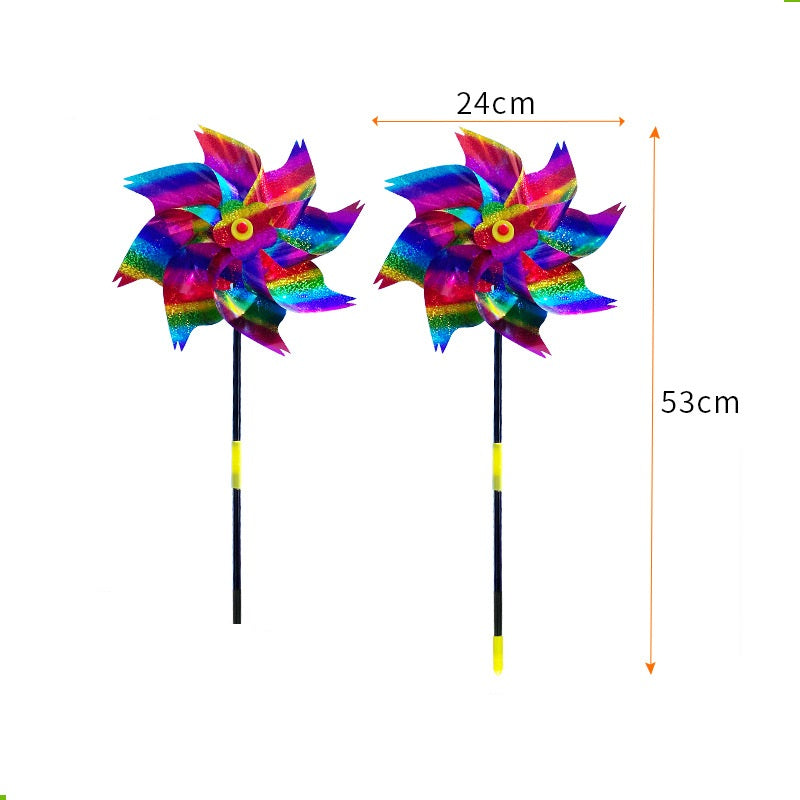Bird Repeller Pinwheels Reflective Sparkly Bird Deterrent