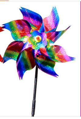 Bird Repeller Pinwheels Reflective Sparkly Bird Deterrent