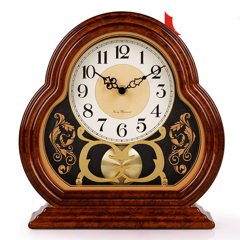 European Style Creative Clock Living Room Desk Clock