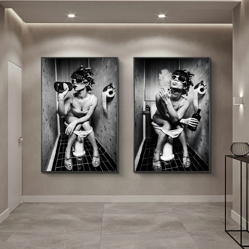 Sexy Woman Canvas Painting Bedroom Home Decoration Painting Core