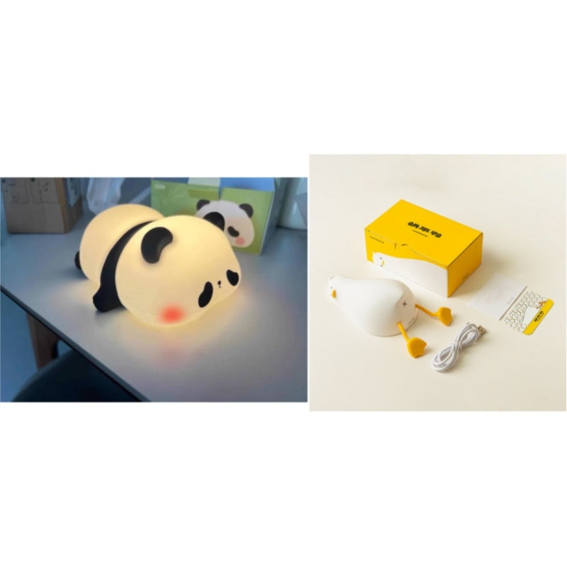 Cute Silicone Night Lights Sheep Cartoon Bedroom Lamp