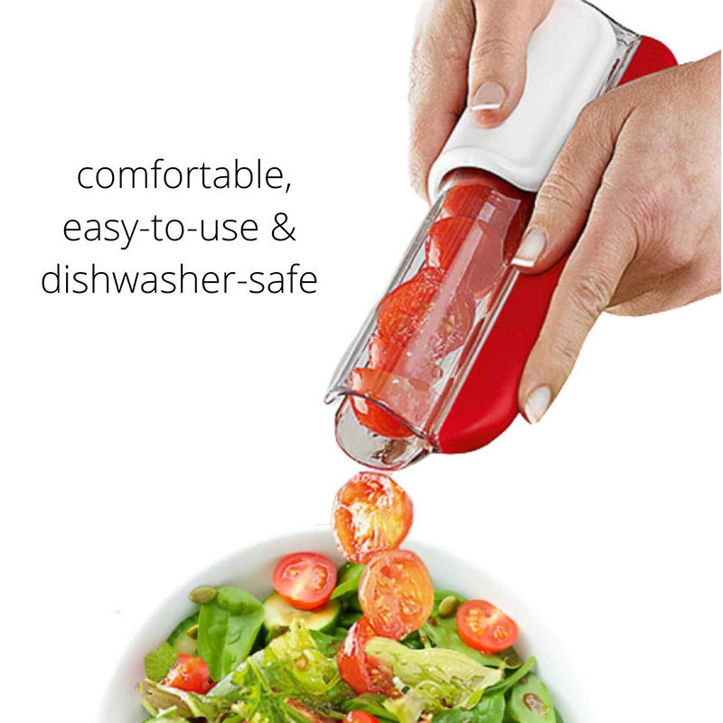 Tomato Chip Slicer Vegetable Fruit Zip Slicer Knife Cutter