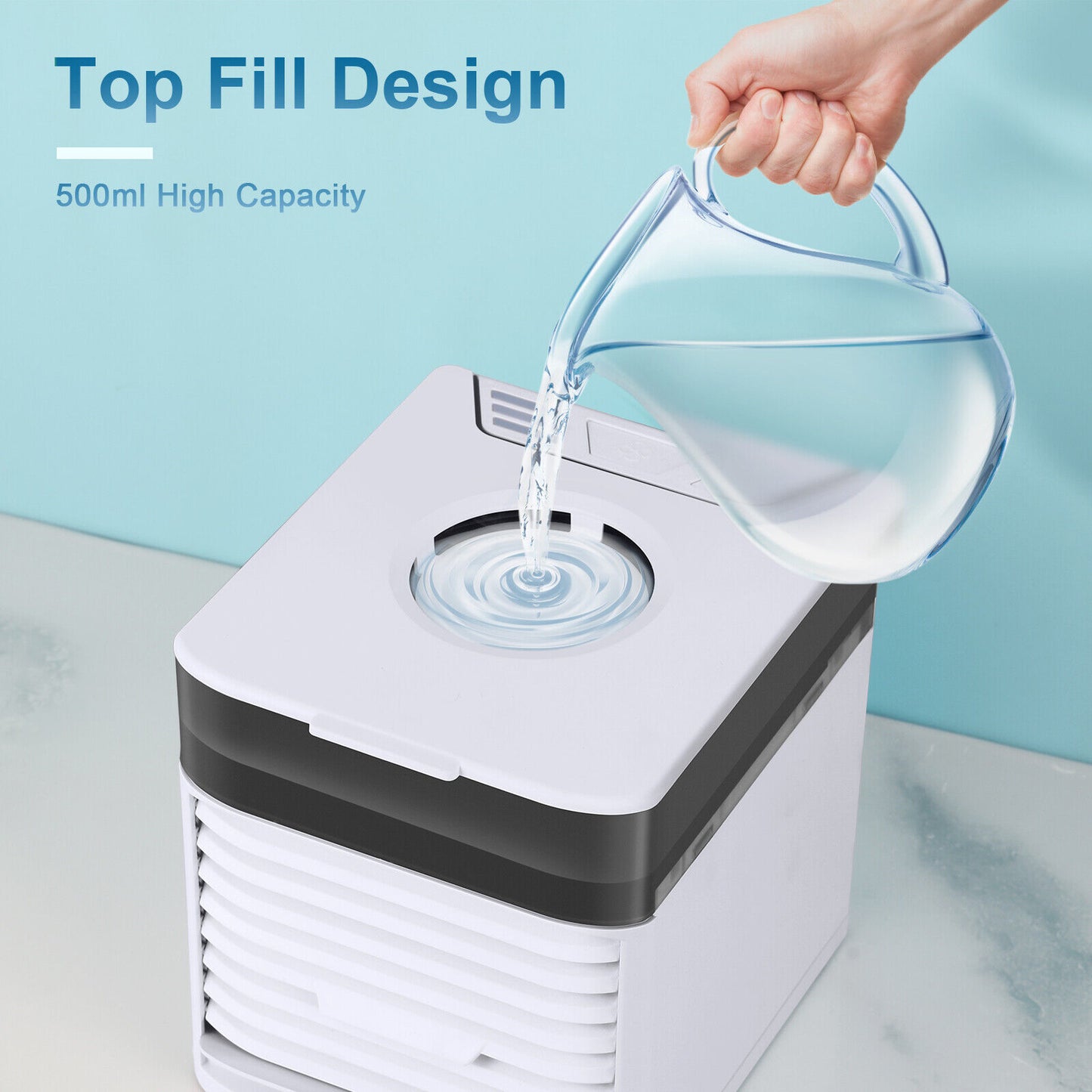 4 In 1 Personal Portable Cooler AC Air Conditioner Unit Air Fan