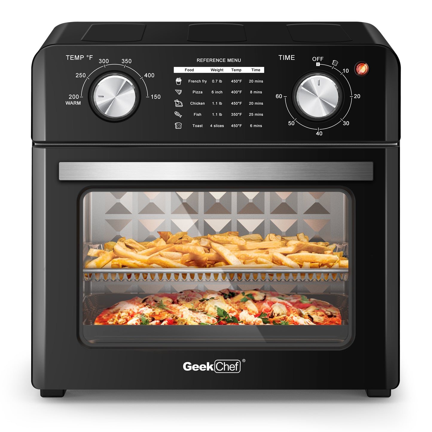 Geek Chef Air Fryer 10QT Countertop Toaster Oven Air Fryer