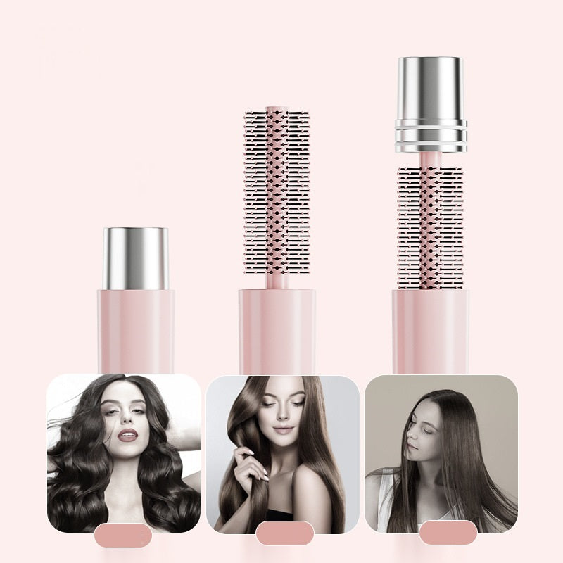 Portable Hair Curling Comb Inner Buckle Cylinder Rolling Comb