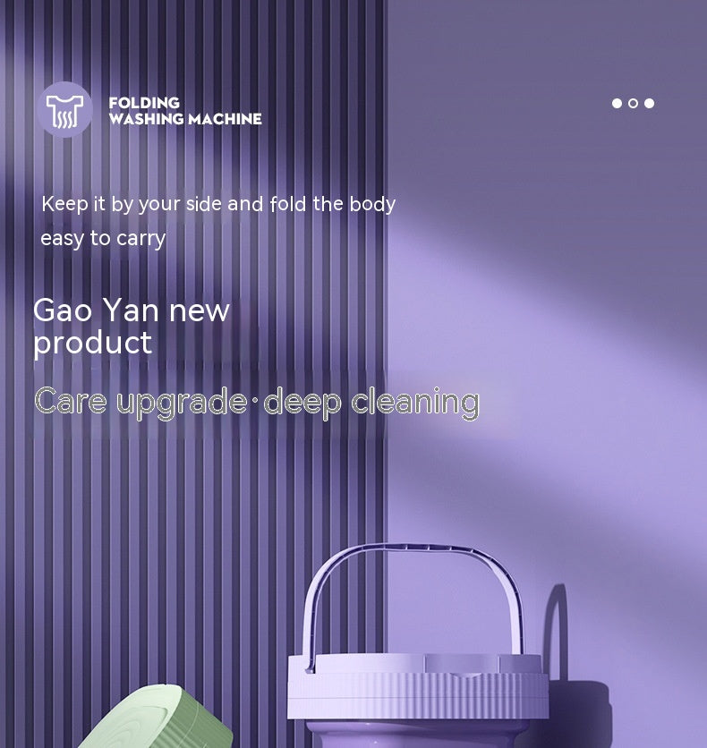 Plastic Folding Washing Machine Automatic Washing Underwear
