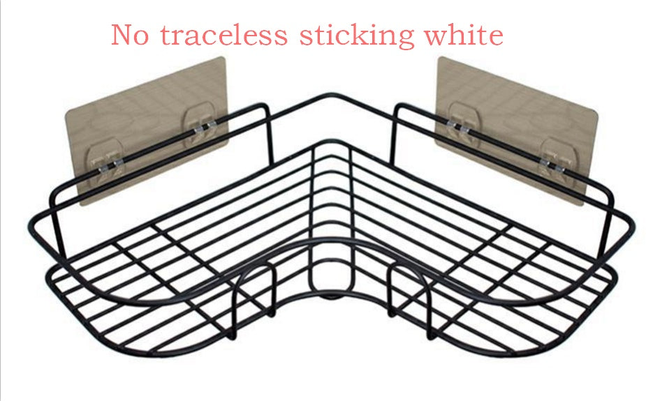 Punch-free Wall Bathroom Storage Rack Kitchen Corner