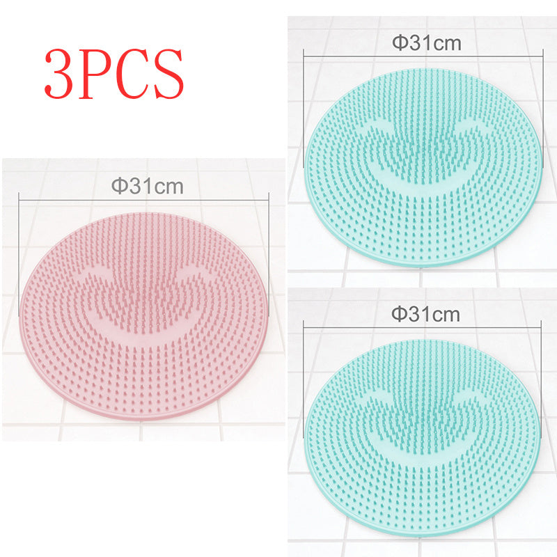 Silicone bathroom anti-slip massage pad