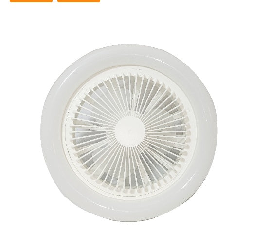 26cm Round Remote Control Ceiling Fan With LED Lamp