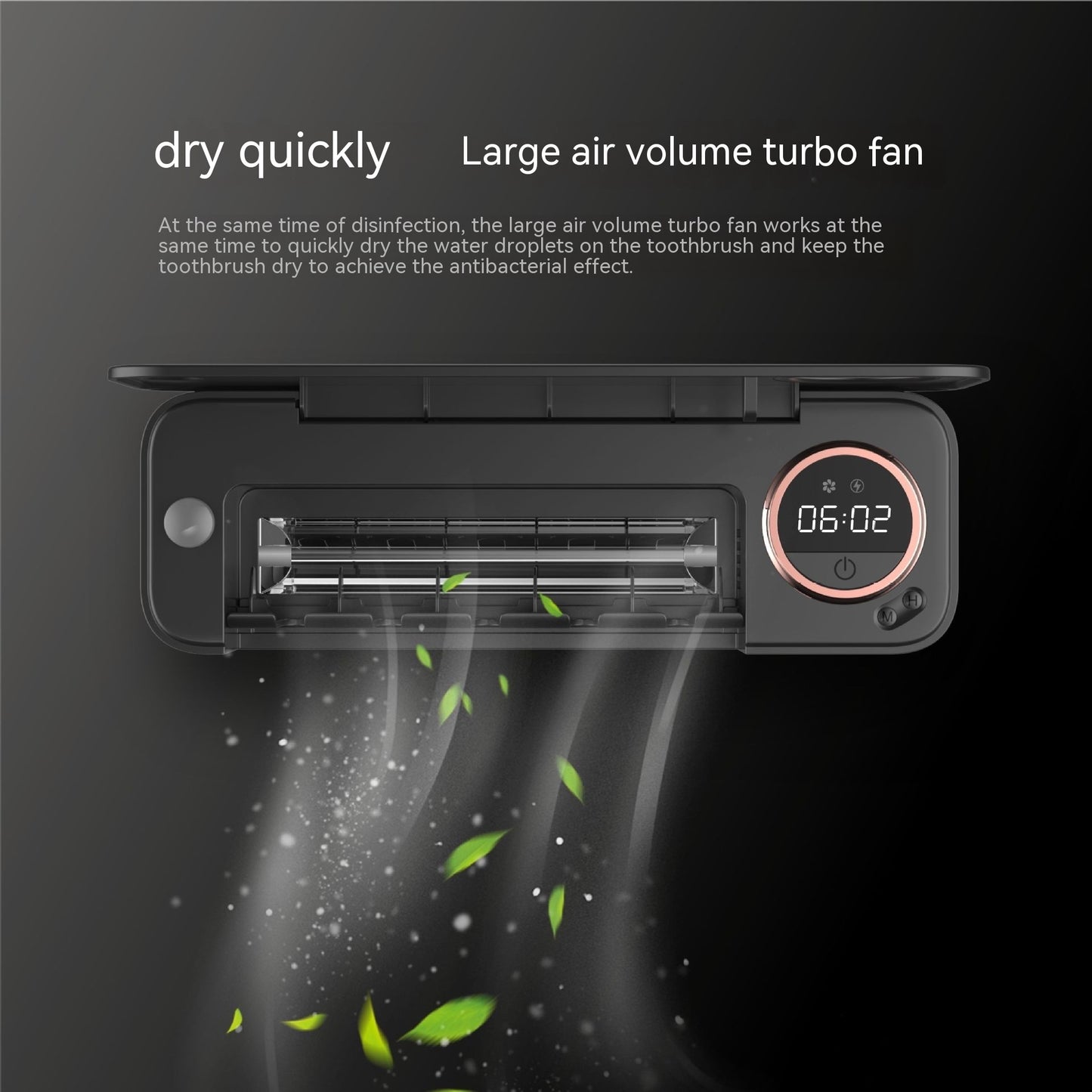 Smart Toothbrush Sterilizer 2-in-1 UV Disinfection