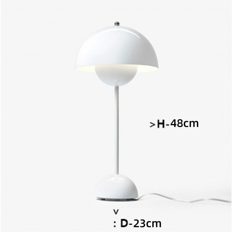 Charging Touch Bud Multi-color Bedroom Bedside Wrought Iron Mushroom Lamp