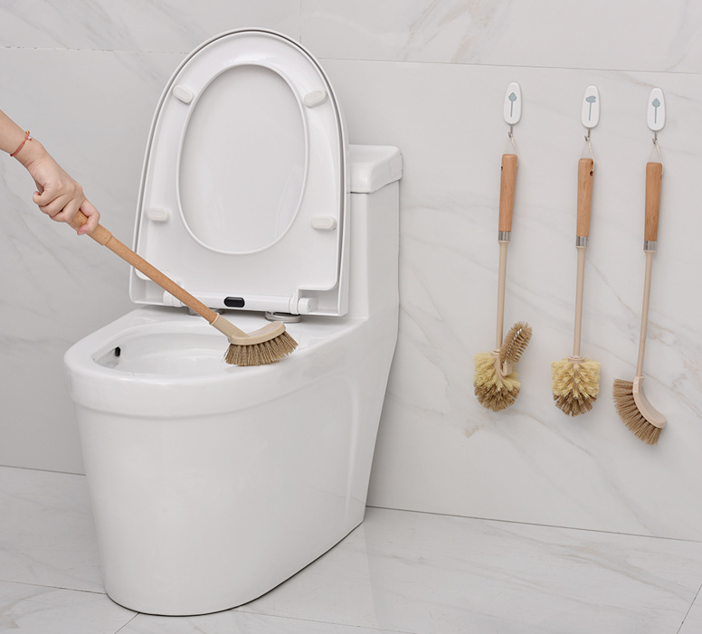 Wooden Household Handle Toilet Brush Cleaning Tools