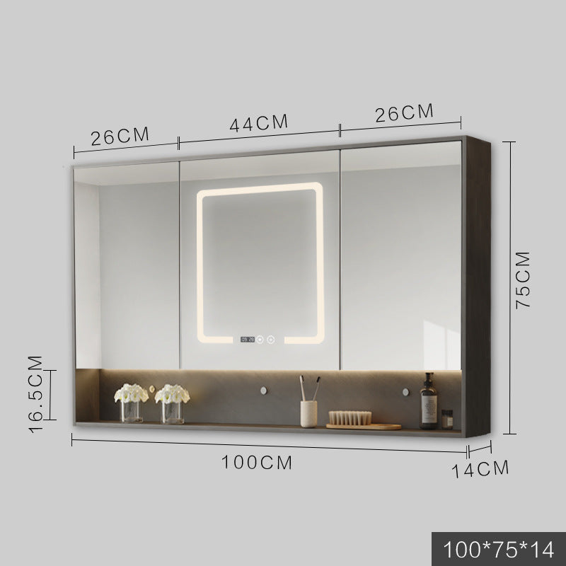 Smart Cabinet With Led Lights Anti-fog Hanging Wall Type