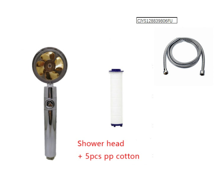 Shower Head Water Saving Flow 360 Degrees Rotating