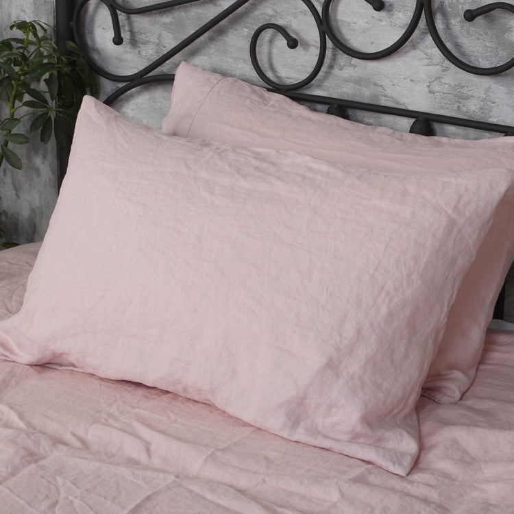 Home Fashion Pillowcase Pure Linen