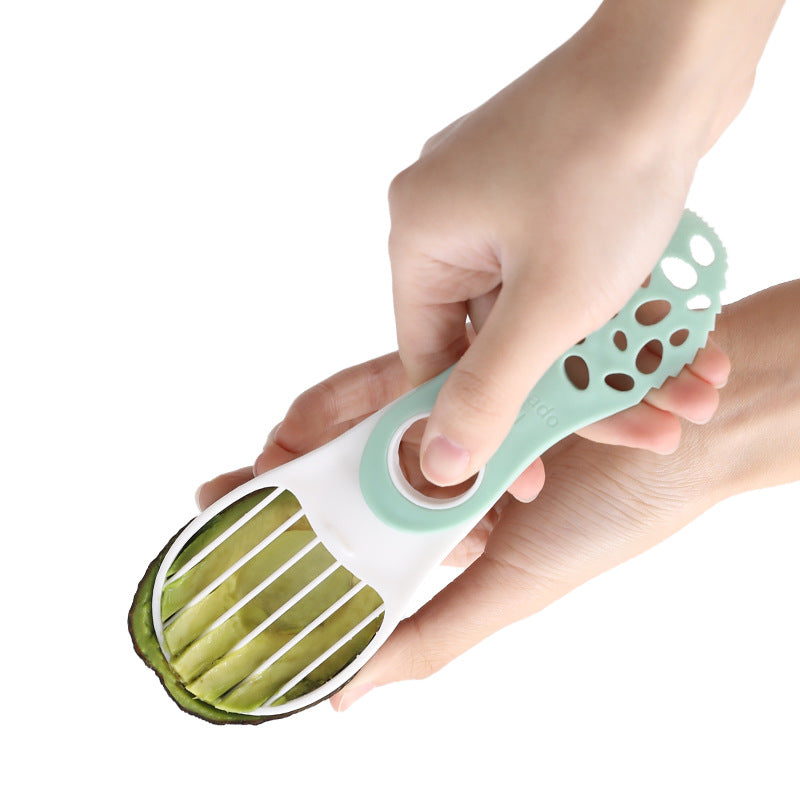 Avocado Corer Butter Fruit Peeler Cutter Pulp Separator Plastic Knife