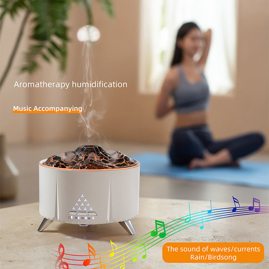 Flame Aroma Diffuser Air Humidifier Home Aromatherapy