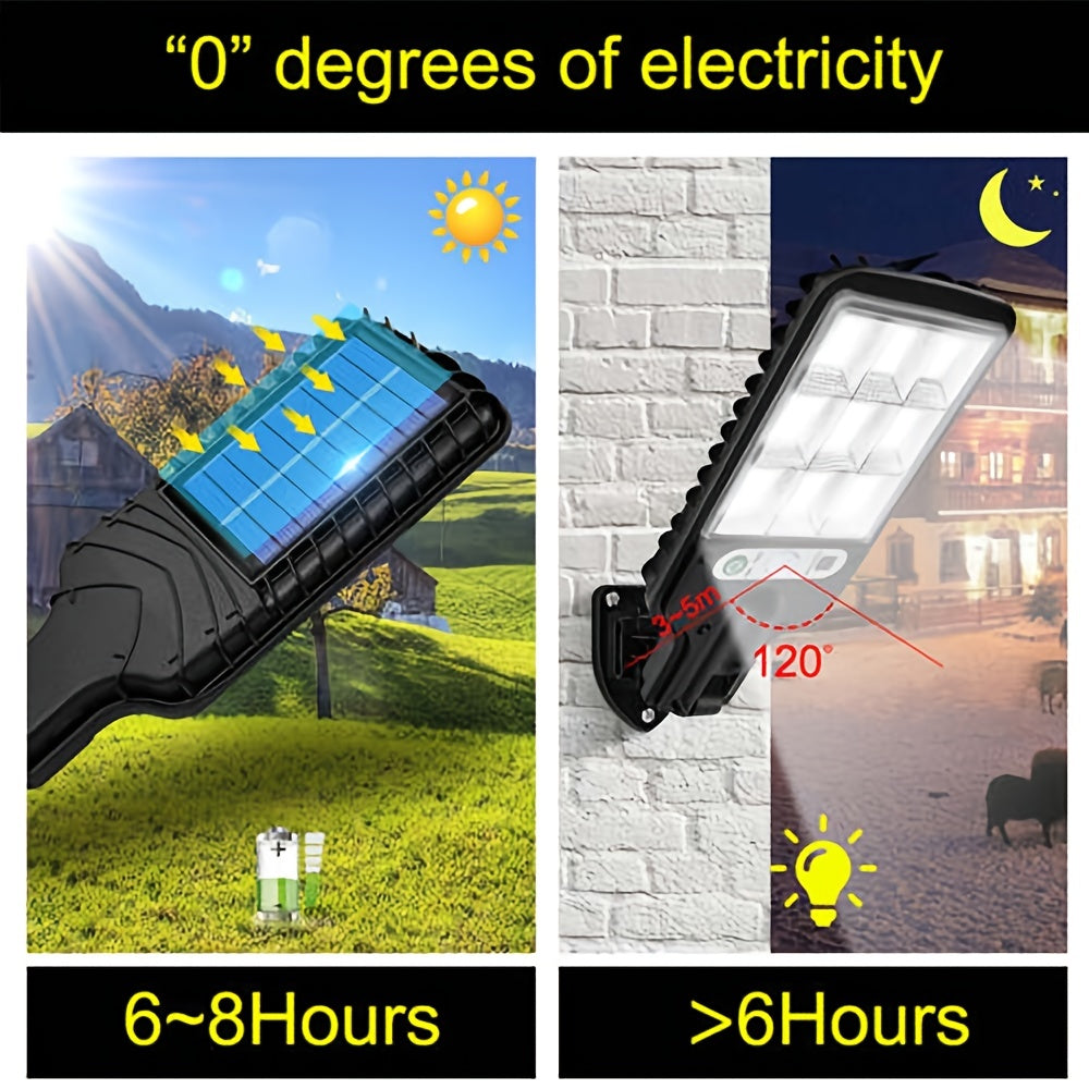 Solar Powered Motion Sensor Outdoor Garden Light