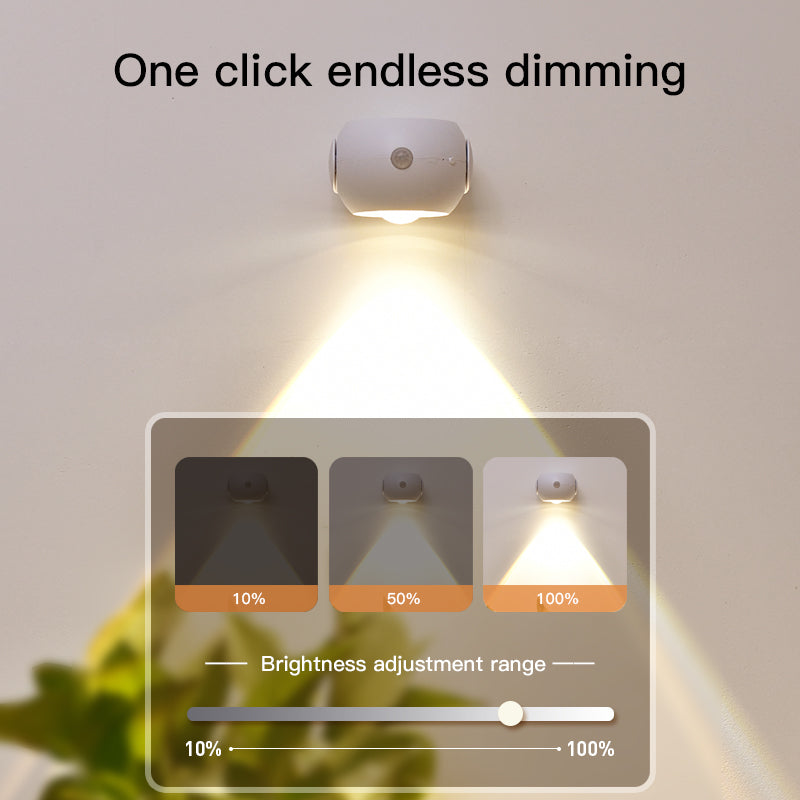 Adjustable Angle Human Sensing Light Wireless Sunset Light