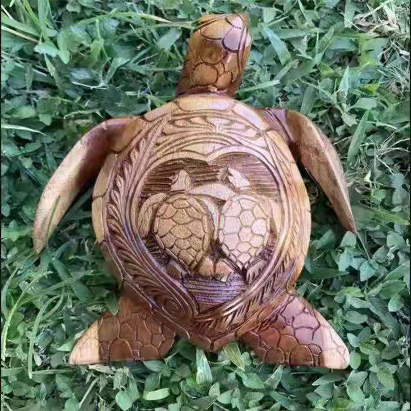 Turtle Statue Figurines Resin Crafts Desktop Ornaments Garden