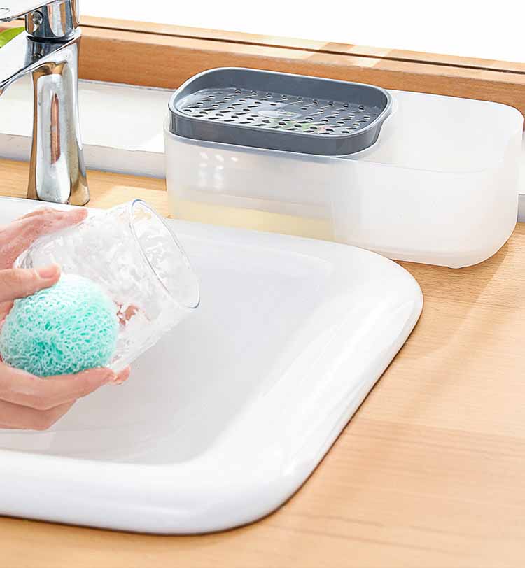 Press Type Detergent Liquid Dispenser For Household Kitchen