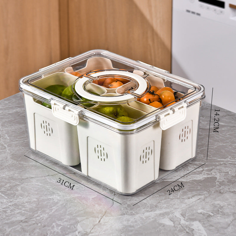 Kitchen Gadget Compartments Divided Serving Tray