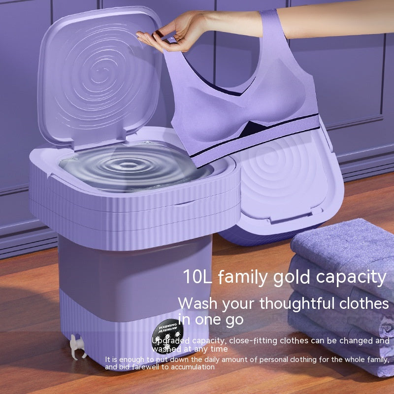 Plastic Folding Washing Machine Automatic Washing Underwear