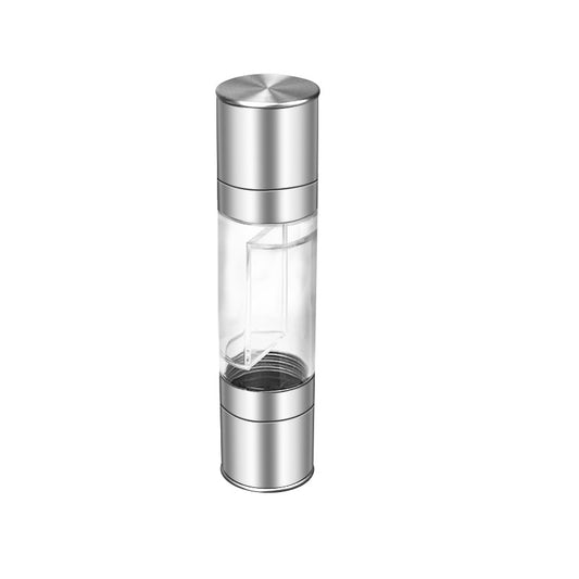 Black pepper grain grinder manual household kitchen glass seasoning bottle