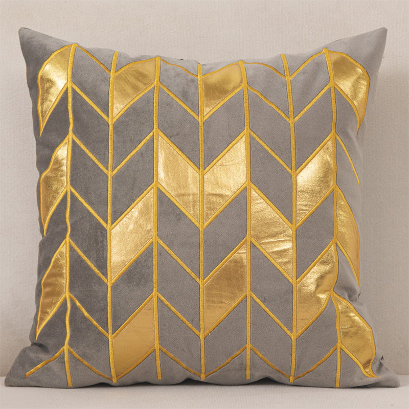 Dutch velvet gilded pillow case