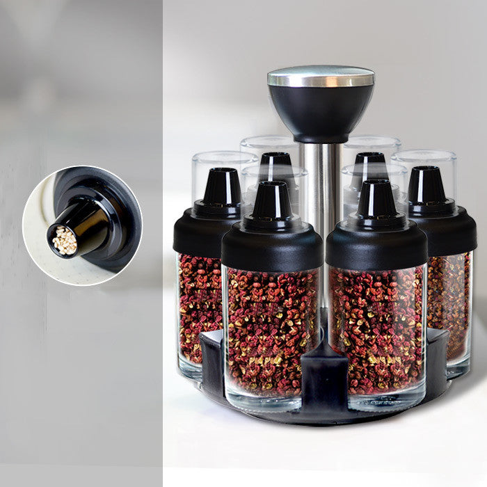 Anti-leakage Oil Bottle Pot Glass Vinegar Seasoning Salt