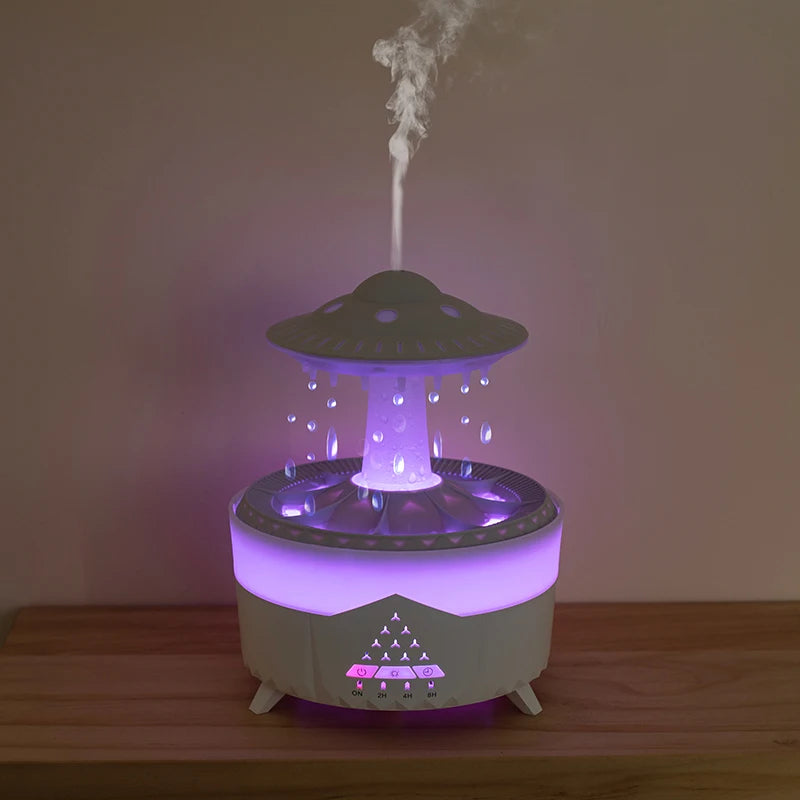 New UFO Raindrop Humidifier Water Drop Air Humidifier