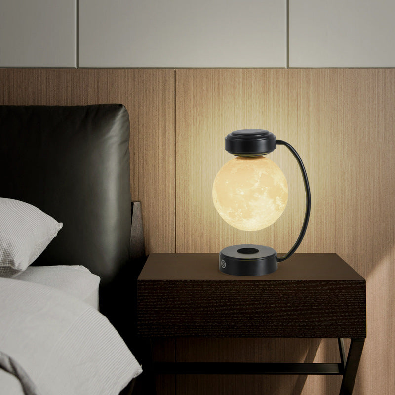 3D LED Moon Night Light Wireless Magnetic Levitating Ball Lamp
