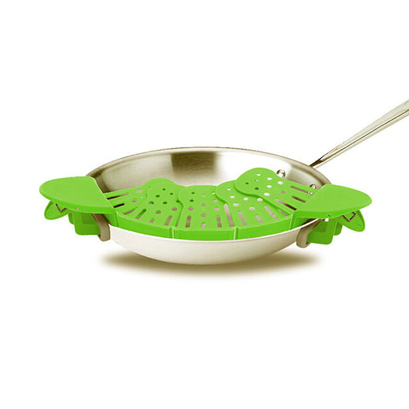 Universal Silicone Clip-on Pan Pot Strainer Anti-spill Strainer