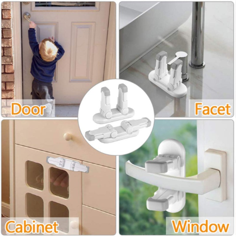 New Multi-function Door Handle Lock Anti-baby Pet Clip Hand Lock