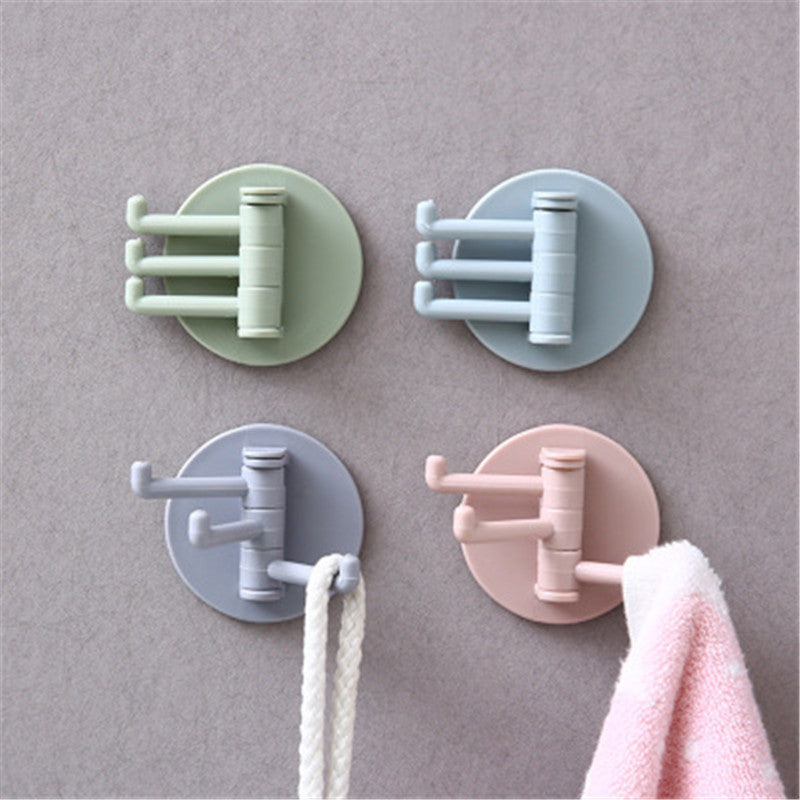 ABS Creative Hook Kitchen Wall Hanging Nail-Free Door Hooks