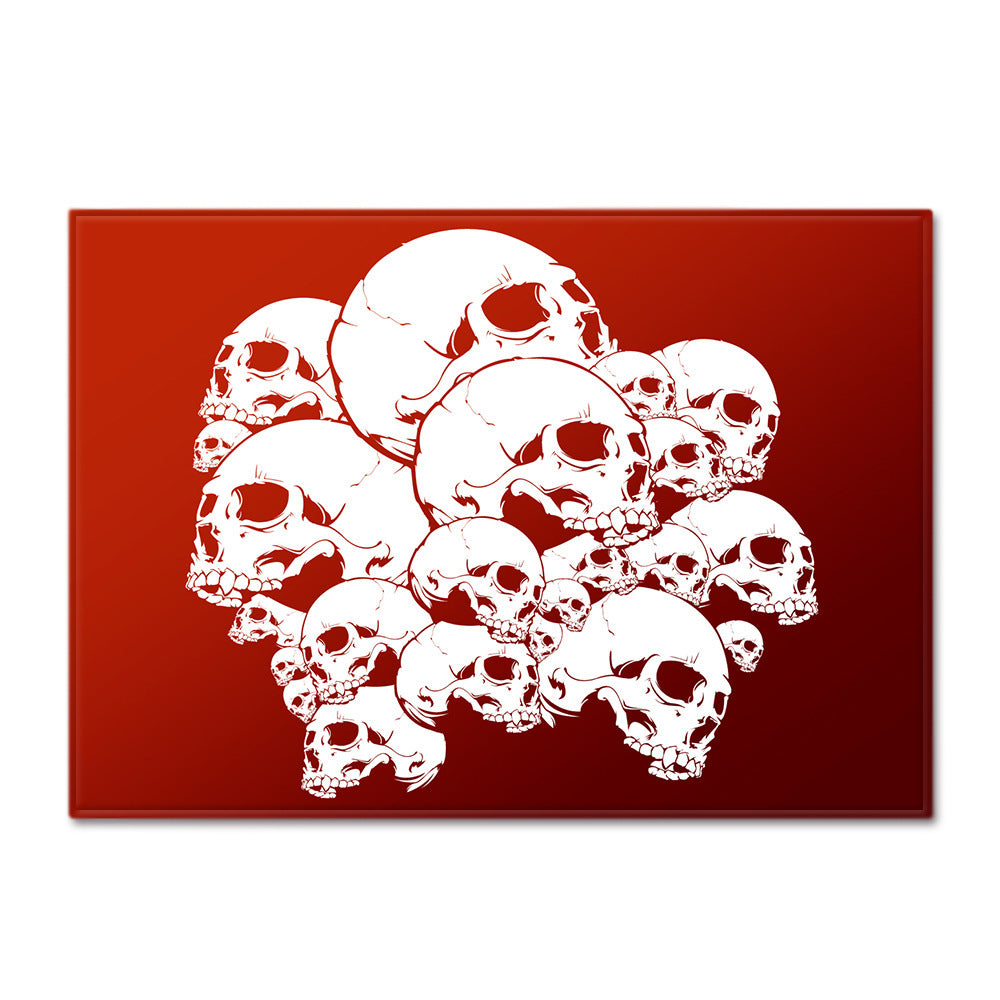 Skull living room bedroom dining room mat