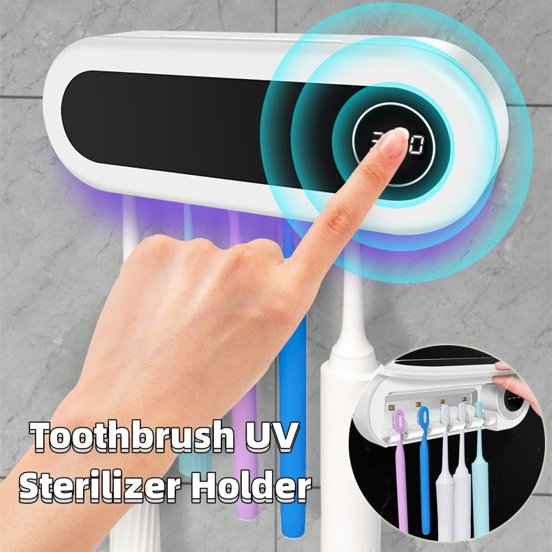 Wall Mounted Toothbrush Holder Smart Toothbrush UV Sterilizer