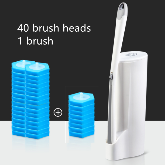 Disposable toilet brush