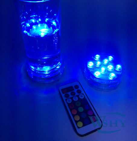Light round candle lamp, LED for battery submersible lamp
