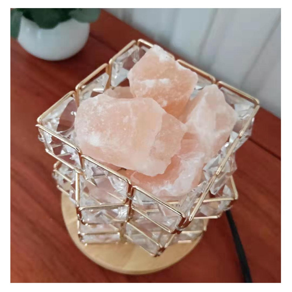 Himalayan crystal salt lamp