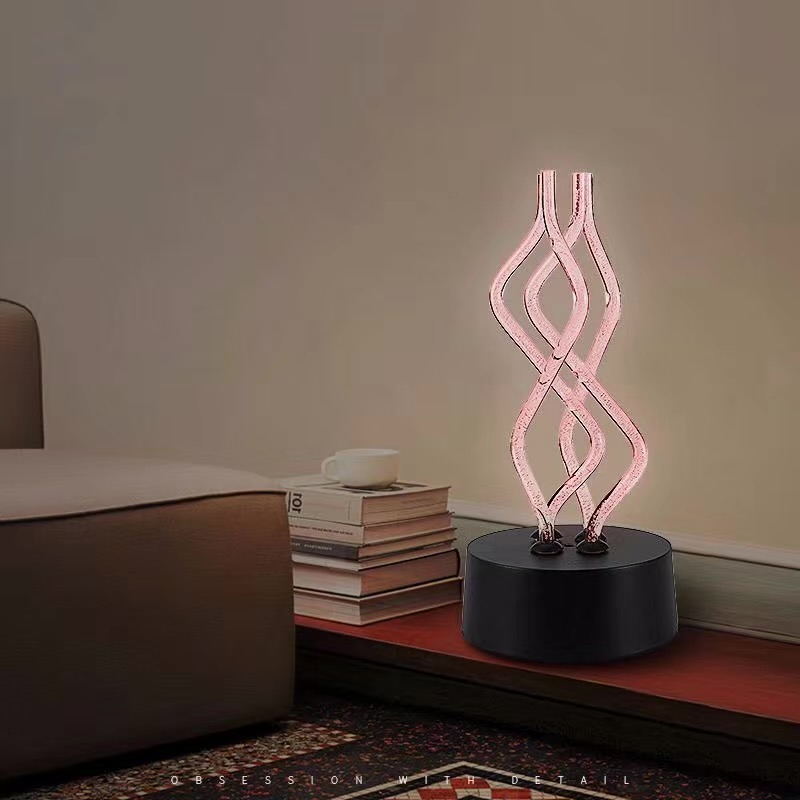 Creative USB Acrylic Table Lamp 7 Colors Change Atmosphere Night Lights