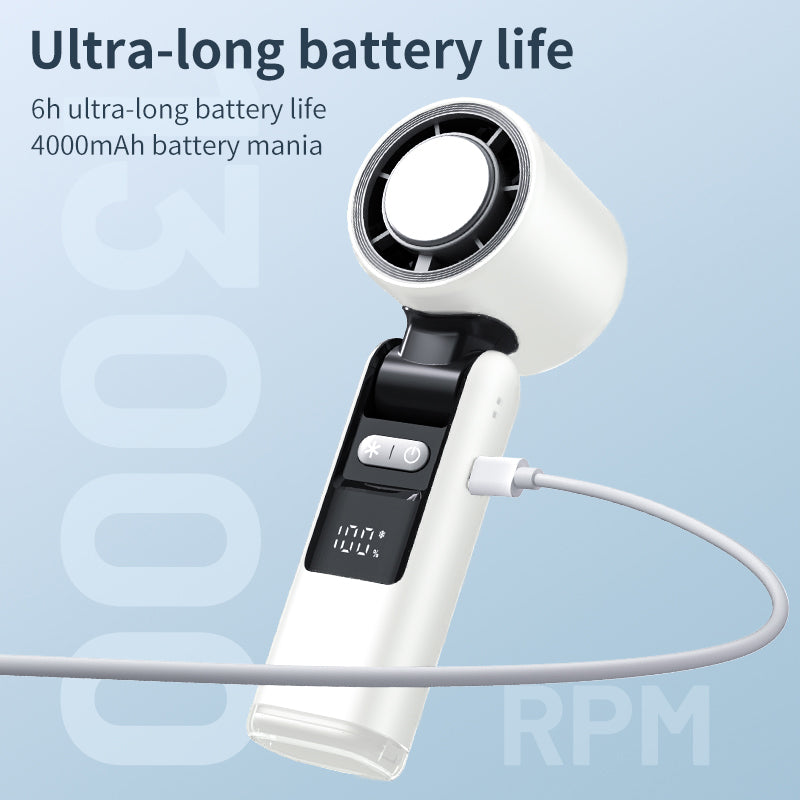 Portable Handheld Fan Speed Adjustable Turbo Mini Fan